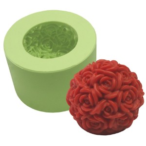 MOLDE SILICONE BOLA DE ROSAS - 5503