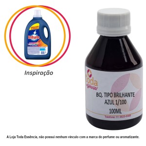 BQ. TIPO BRILHANTE AZUL 1/100 - 100ML