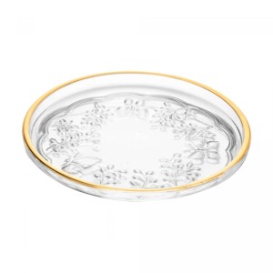 PRATO DECORATIVO NEW BUTTERFLY C/ FIO DE OURO 11CMX1,5CM - REF. 221449