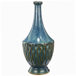 VASO CERAMICA AZUL -  REF. 12624