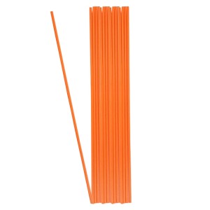 Vareta de Fibra Laranja Fina 25cm - 1 und