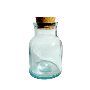 POTE DE VIDRO C/ ROLHA REF. AR-10 (200ML)