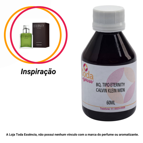 BQ. TIPO ETERNITY CALVIN KLEIN MEN - 60 ML