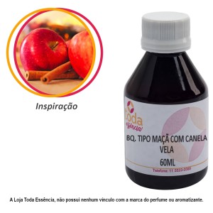 BQ. TIPO MAÇÃ COM CANELA VELA  - 60 ML