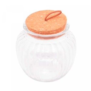POTE DE VIDRO C/ ROLHA E PUXADOR CLASSIC 600ML - REF. 5755