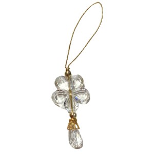PINGENTE 1 FLOR CRISTAL DOURADO - UND