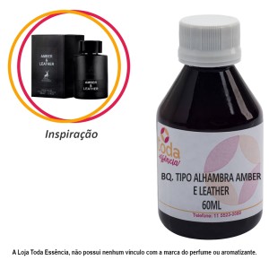 BQ. TIPO ALHAMBRA AMBER E LEATHER - 60 ML