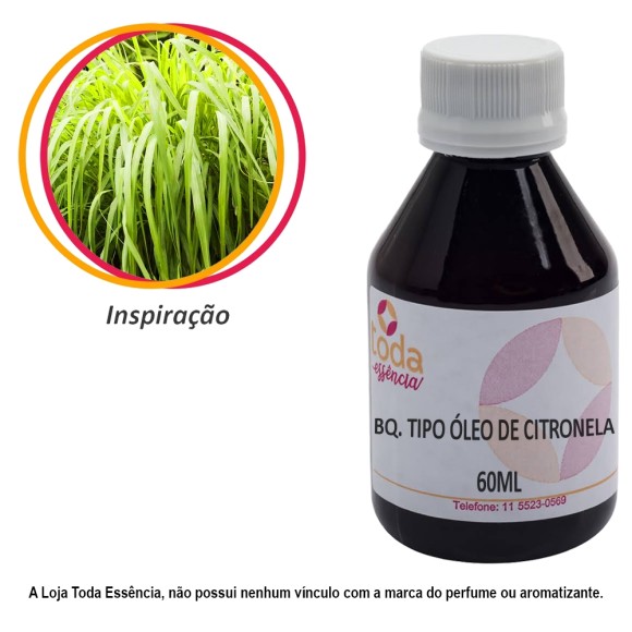 BQ. TIPO ÓLEO DE CITRONELA - 60 ML