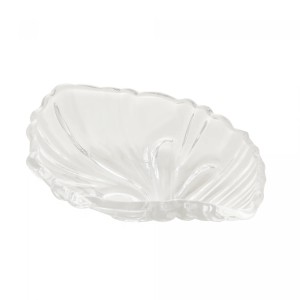 CONCHA DECORATIVA DE CRISTAL 16,5X12X3CM - REF. (7485)