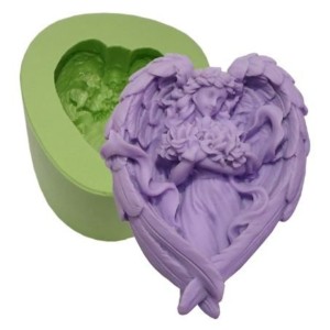 MOLDE ANJO ASAS CORAÇAO - 8637