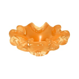 CACHEPOT CRISTAL DE MURANO GANDESH  P - TURMERIC