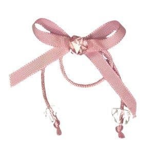 LAÇO REGULAR GORGURÃO 3 PEDRAS - ROSA BEBE