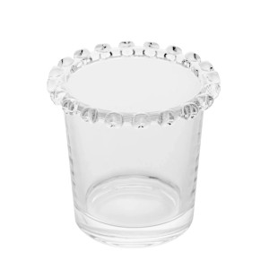 PORTA ESCOVA DE CRISTAL CORACAO 8,5X8CM - REF. 1700