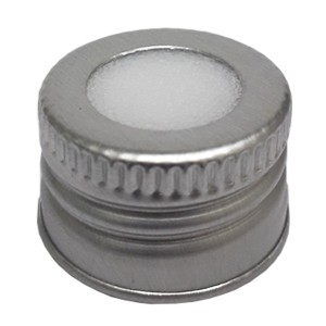 TAMPA ALUM. R28 PRATA COM FURO