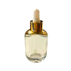 VIDRO CONTA GOTA  LUXO DOURADO 30ML - UND