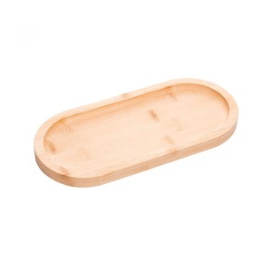 BANDEJA OVAL NATURE 20CMX10CMX1,5CM BAMBU - REF. 221135